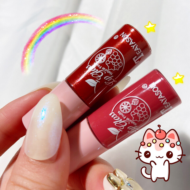 BEAUTYBIGBANG 1PC Colorless Transparent Natural Lip gloss, Shiny Lip Gloss,Glass Lips,Shimmering Pearl with Shiny Jelly Color