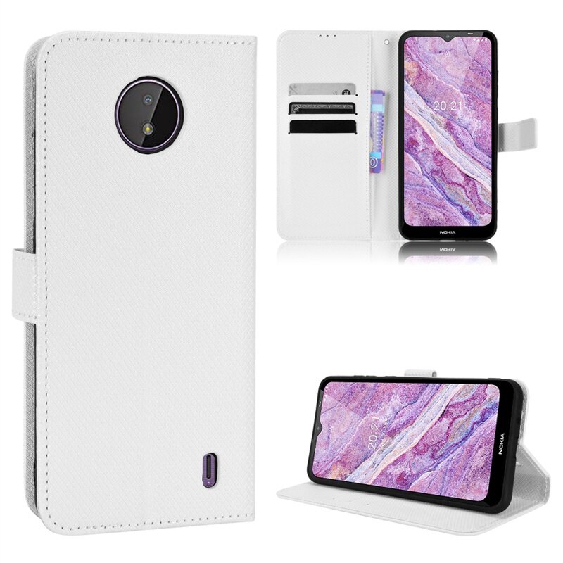 Nokia c20 casing flip phone holder stand nokia c10 case wallet pu leather back cover