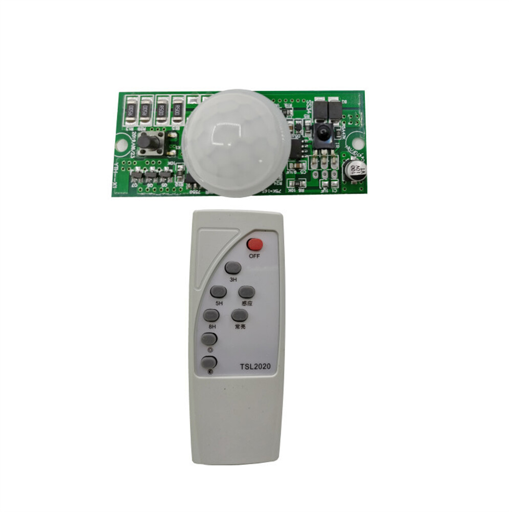 Original Aideepen Remote Control + Human Body Induction Solar Light Circuit Board 3.2V3.7V Solar Integrated Street Light Control Board