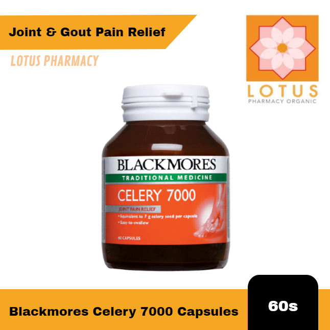 Blackmores Celery 7000 60s (relieve joint pain and gout) [Exp date 6/
