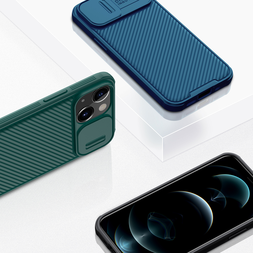 Nillkin CamShield Pro Magnetic Casing for iPhone 13 mini TPU + PC Phone Case Slide Camera Protect Privacy Back Cove ( Not include Wireless Charging )
