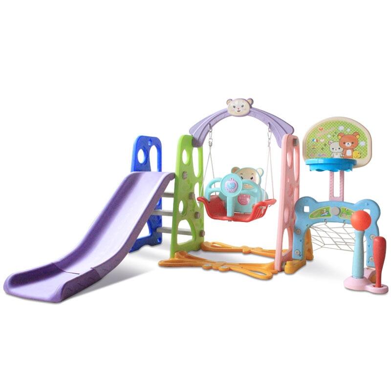baby swing and slide set plastic