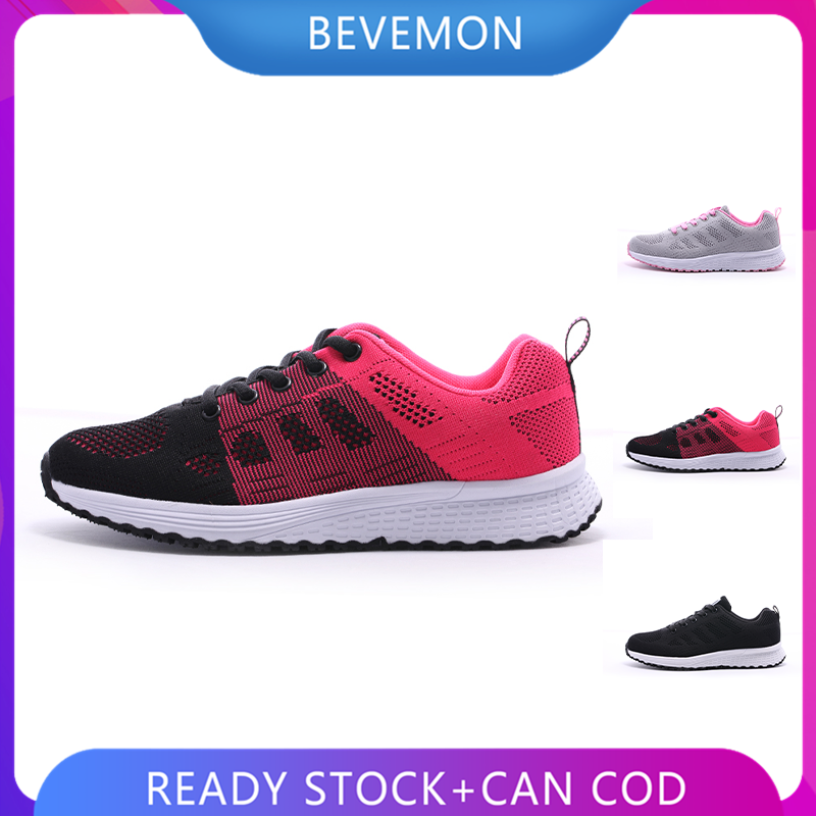 Giày Chạy BEVEMON Giày Thể Thao Nữ Thời Trang Nhẹ Giản Dị Đi Bộ Thể Thao Chống Trượt giá rẻ