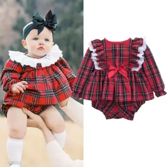 newborn baby girl christmas dress
