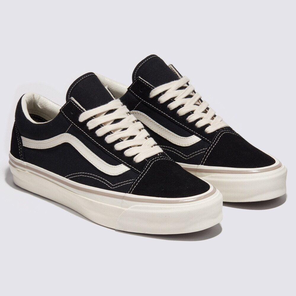 Vans Old Skool 36 Men Sneaker (Unisex US Size) Black/Marshmallow ...