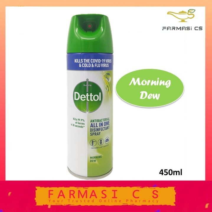 Dettol Disinfectant Spray Morning Dew 450ml Lazada