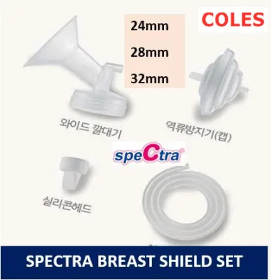 Spectra Premium Breast Shield Set 24mm/28mm/32mm Breast Pump Accessories (Spectra 9+, S1, S2 & M1)