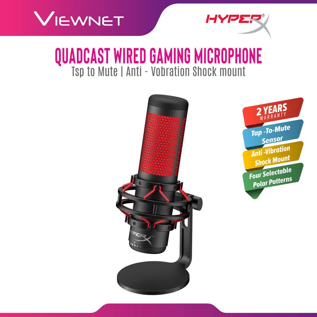 HyperX QuadCast Wired USB Mic HX-MICQC 