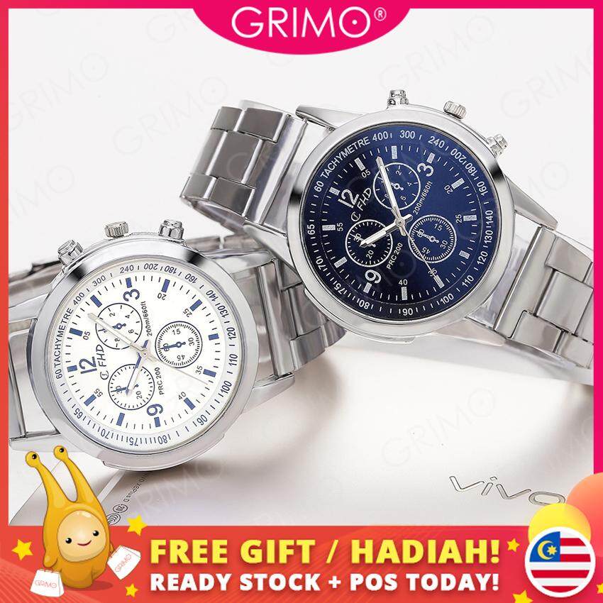 Grimo Malaysia - Ronaldo Metal Watch Jam Tangan Men Watches Boy Man Dinner Lawa Casual Gift Lelaki Guys New October 2019 ac11241 Malaysia