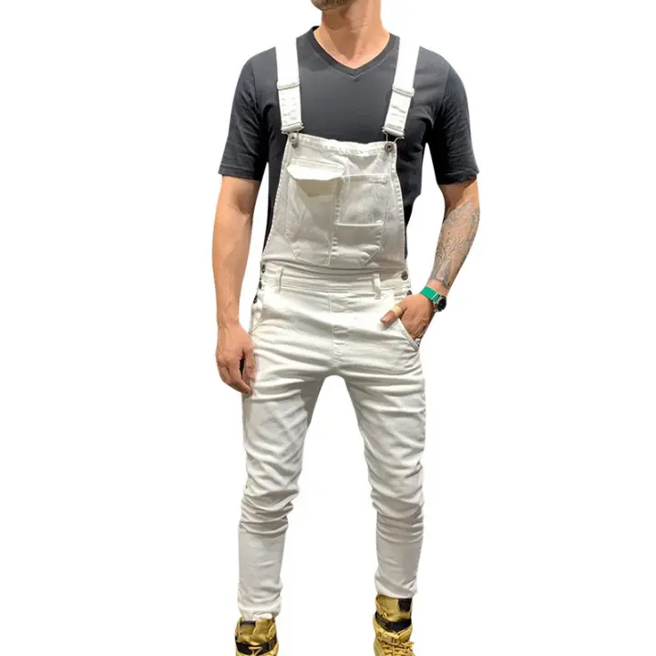 slim fit overalls