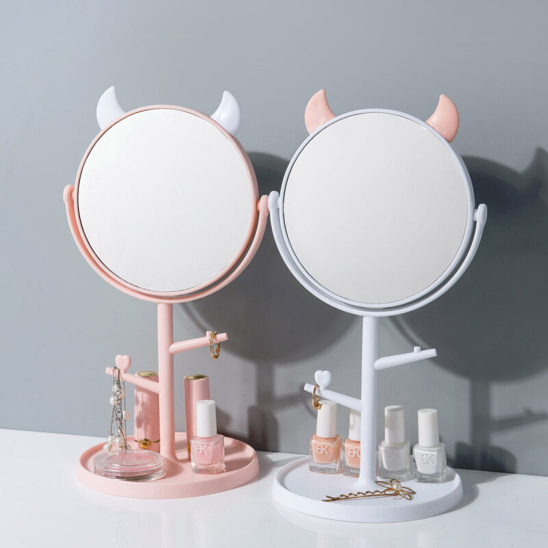 Homenhome Để Bàn Di Động Gương Trang Điểm 2 Mặt Vanity Gương Và Kính Lúp