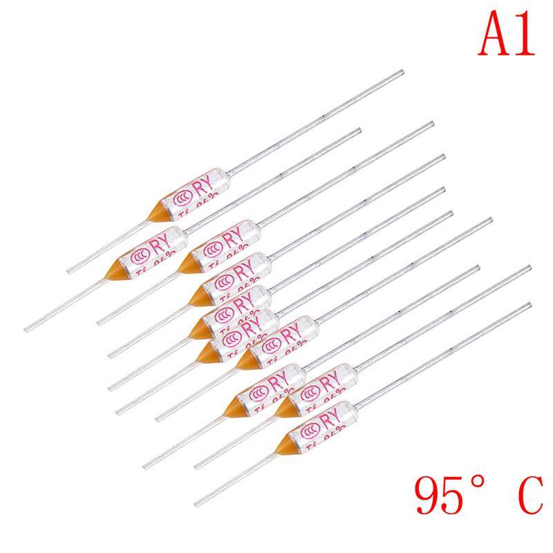 10pcs 95°C/133°C/145°C/157°C/172°C/184°C/192°C/200°C/216°C/240°C Thermal Fuse