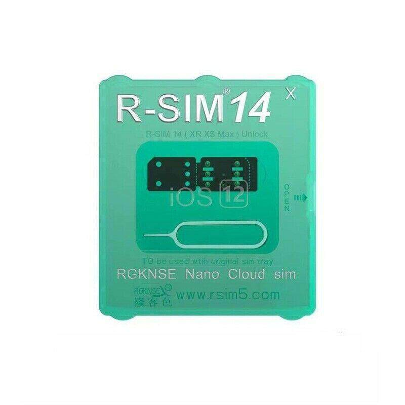R-SIM 14 Rsim Nano Kartu Kunci untuk iPhone X Max/XR/XS/8/7/6 4G IOS 12