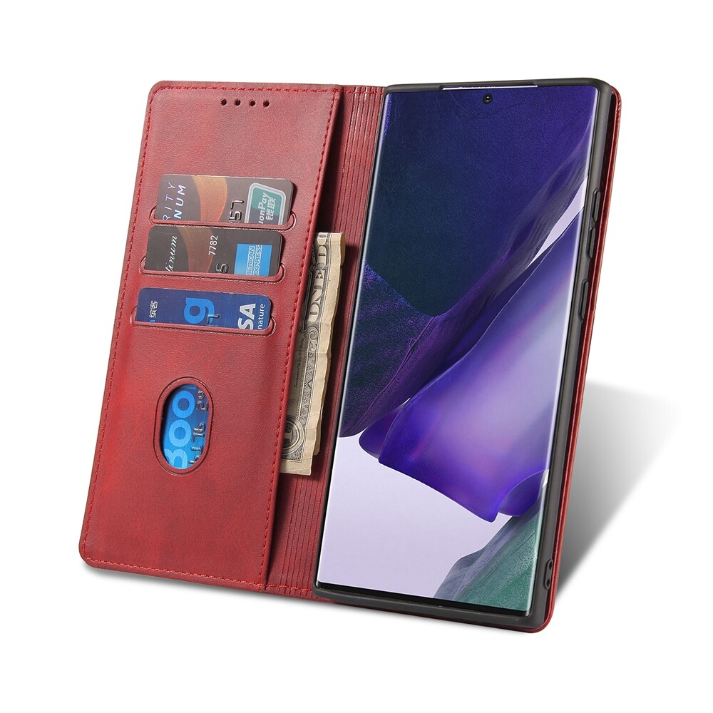 Ốp Điện Thoại Cho Samsung Galaxy Note 20 / Note 20 Ultra / Note 10 / Note 10 Plus / Note 9 / Note 8 Ốp Lật Dạng Ví Da Nam Châm Có Khe Cắm Thẻ