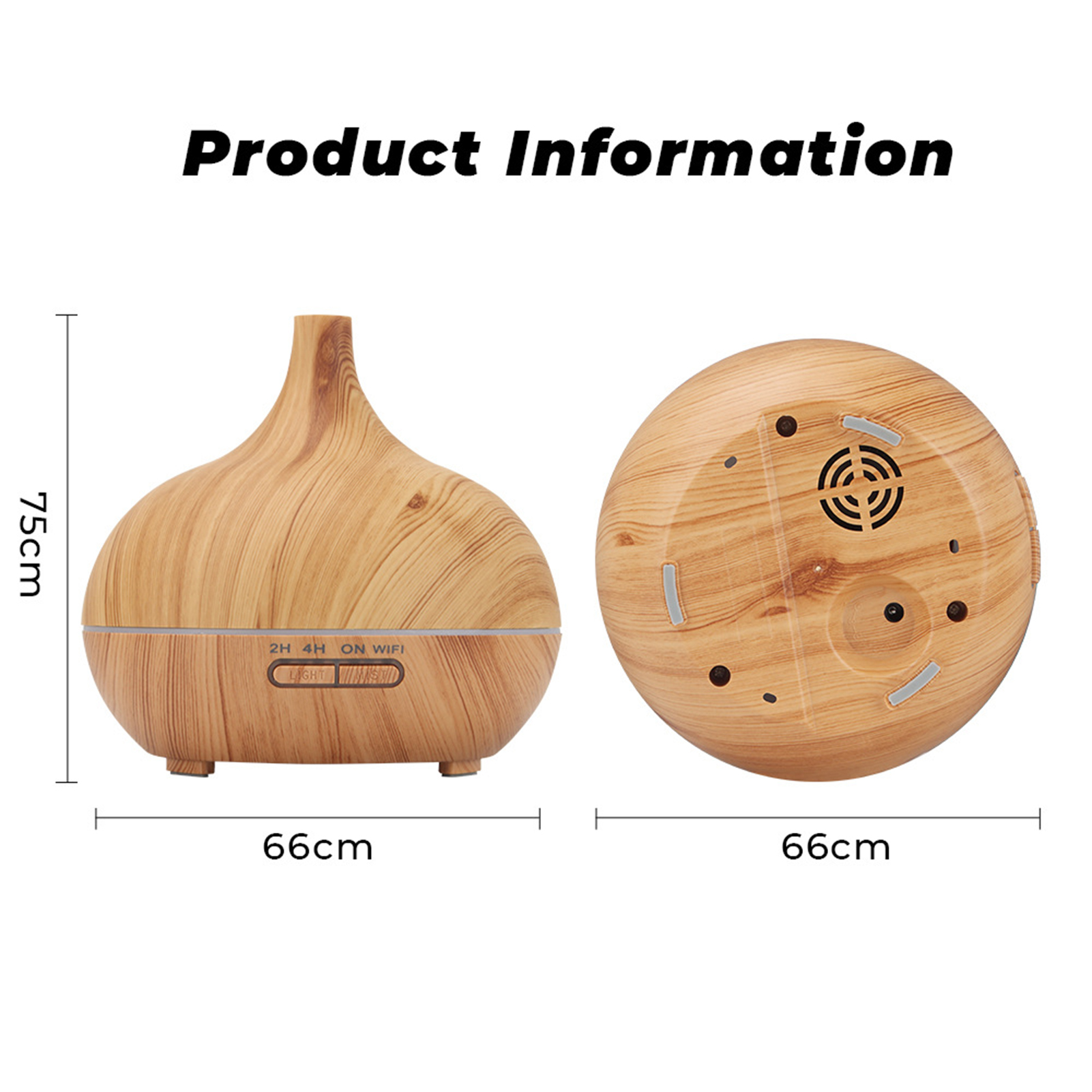Aromatherapy and Home Fragrance 1 Set 400ML Essential Oil Diffuser Floor Standing Remote Control Voice-Control WIFI Smart Air Purifier for Office