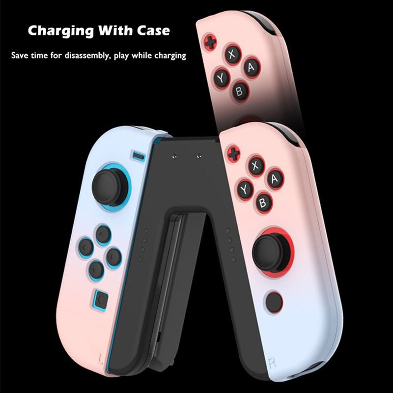 Tay Cầm Sạc Nhanh Hình Chữ V Cho Nintendo Switch Đế Sạc Bộ Điều Khiển JoyCon Đế Giữ Tay Cầm Chơi Game Công Tắc NS