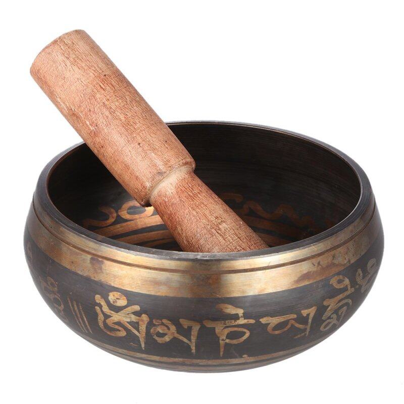 Tinh Tế 2.8 In-ch Handmade Chuông Tây Tạng Kim Loại Chuông Gõ Hình Bát Với Tiền Đạo Cho Phật Giáo Thiền & Thư Giãn Chữa Bệnh