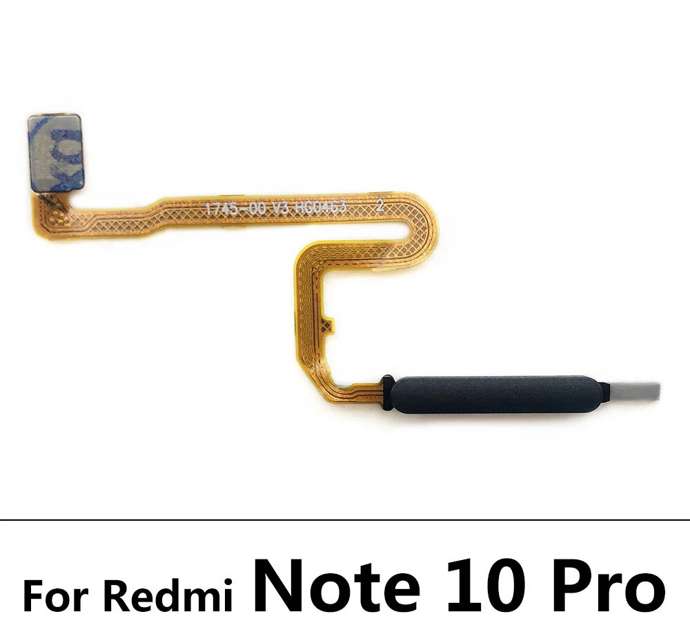 Home Button Fingerprint Menu Return Key Sensor Flex Cable For Xiaomi Redmi Note 10 Pro Fingerprint Scanner