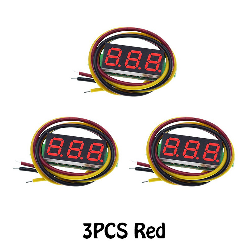 4 100v Digital Voltmeter Led Display Reverse Connection - United