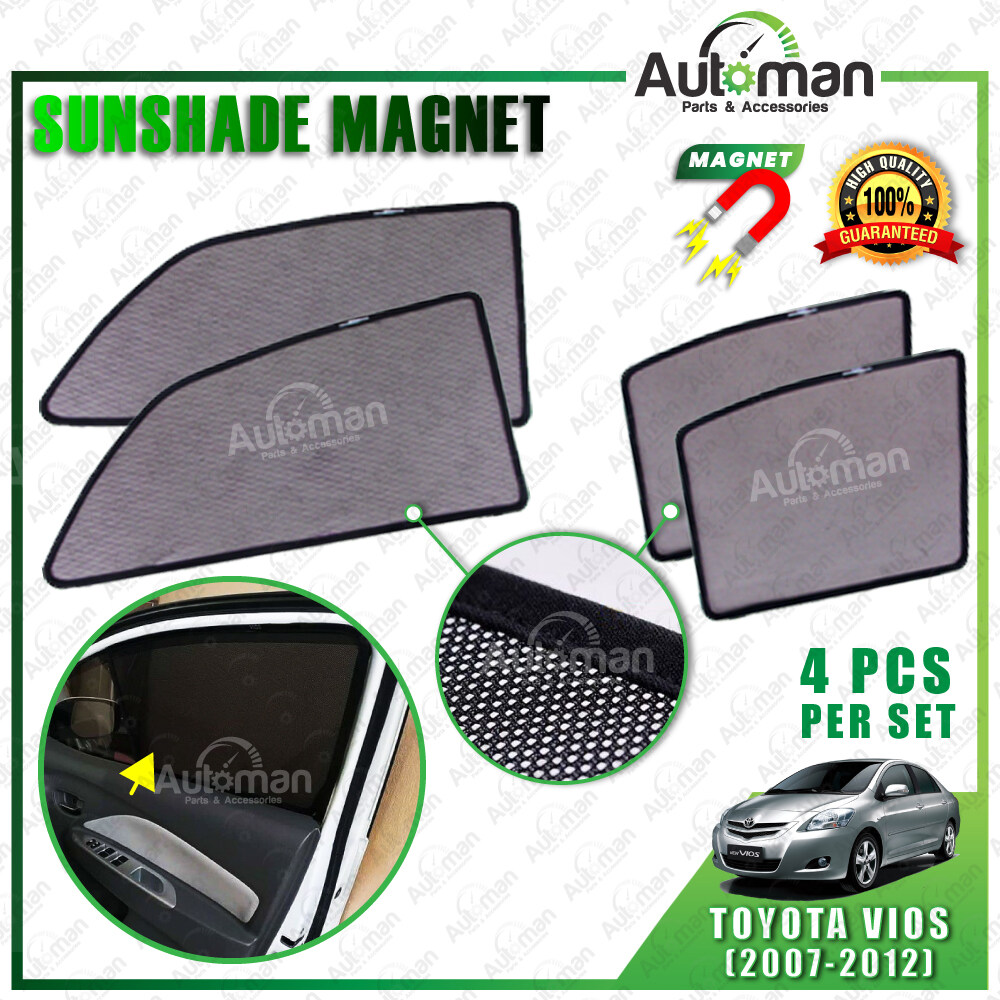 Toyota Vios 2007 - 2012 Magnetic Sun Shade Magnet Sunshade | Lazada