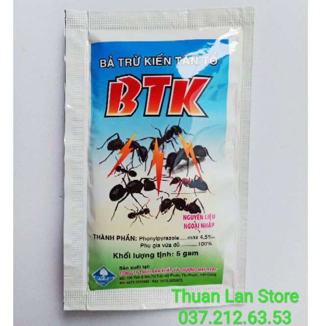 Bả trừ kiến tận tổ btk gói 5g