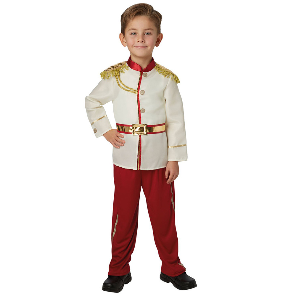 Fast Shipping kids Prince Charming Costume for Children Halloween Cosplay The King Costumes Fantasia European royalty clothing boys gift