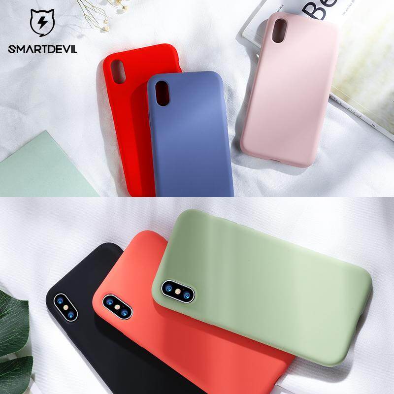 SmartDevil Liquid Silicone Silky LSR Phone Case, Flex Pure Cases Soft Smooth Cell Phone Back Cover For Apple iPhone XS MAX