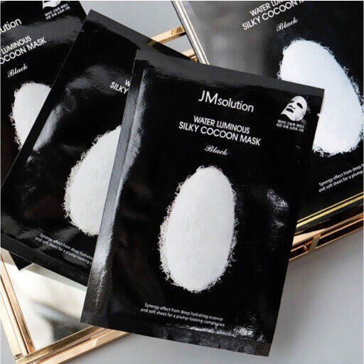[JM SOLUTION] Water Luminous Silky Cocoon Mask Black (45g x 1ea)