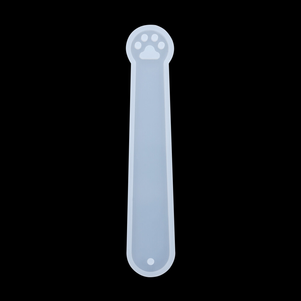 1pcs Rectangle Bookmark Silicone Mold Fish Tail Shape Bookmark Casting Mould for DIY Epoxy Resin Craft Jewelry Making Supplies