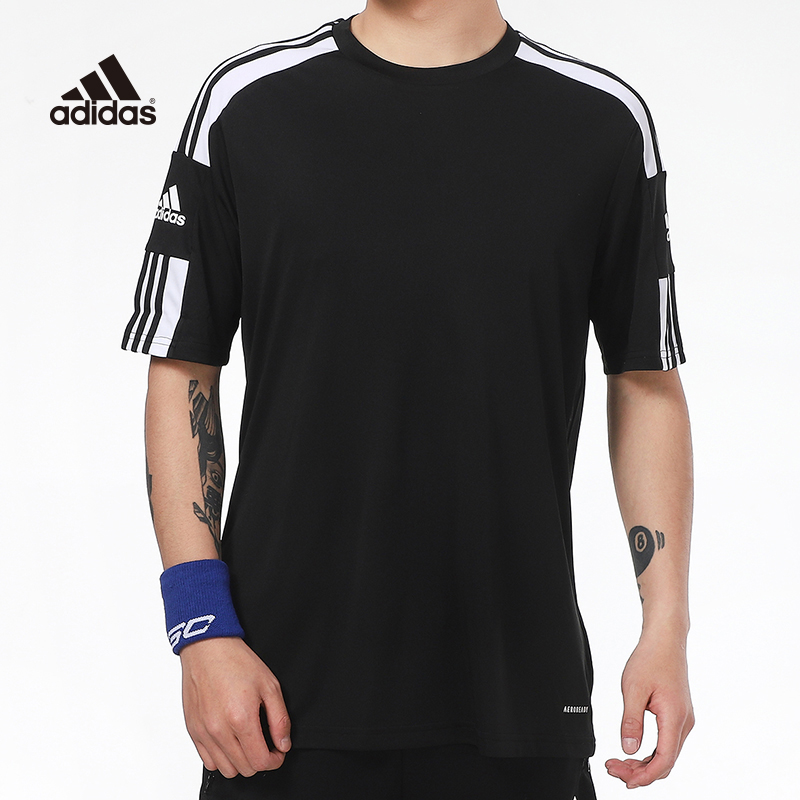 Adidas men's T-Shirt NEW half sleeve Sports Top Black quick dry loose short  sleeve GN5720 | Lazada PH