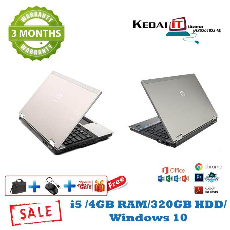 Hp 8440p i5 Laptop/ 4GB RAM/ 320GB HDD/ Windows 10/ Factory Refurbishes 3 Months Warranty Malaysia