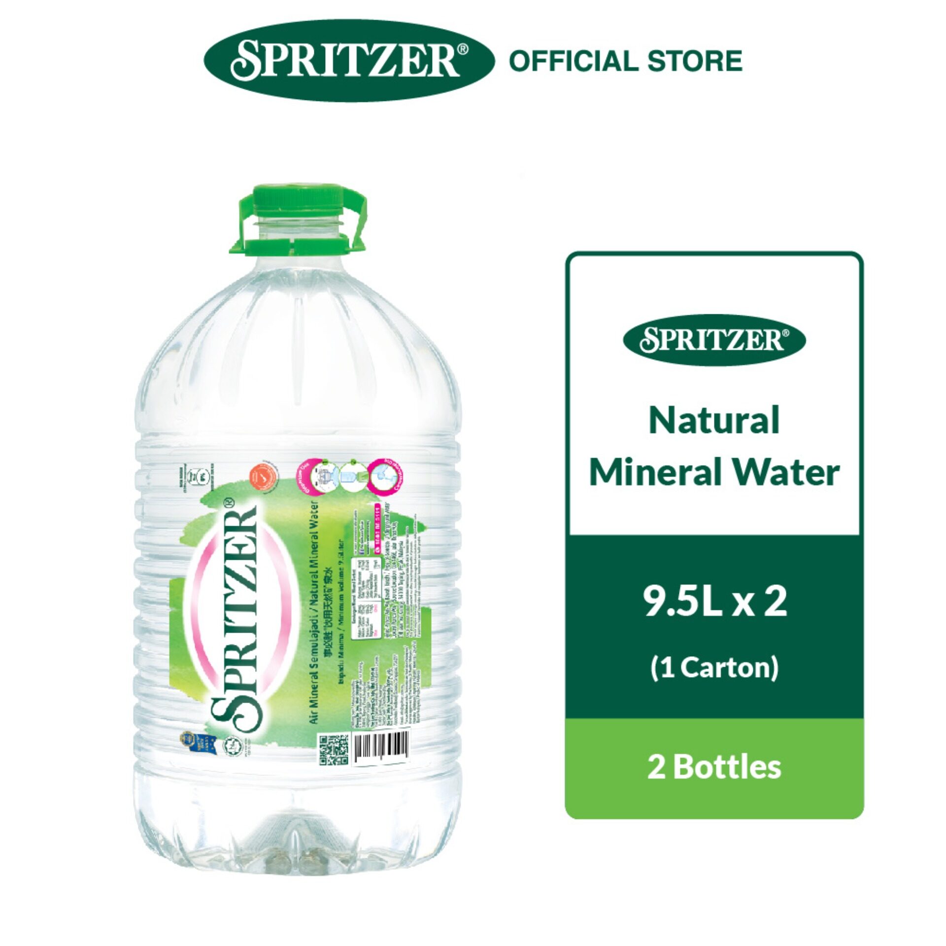 Spritzer mineral water