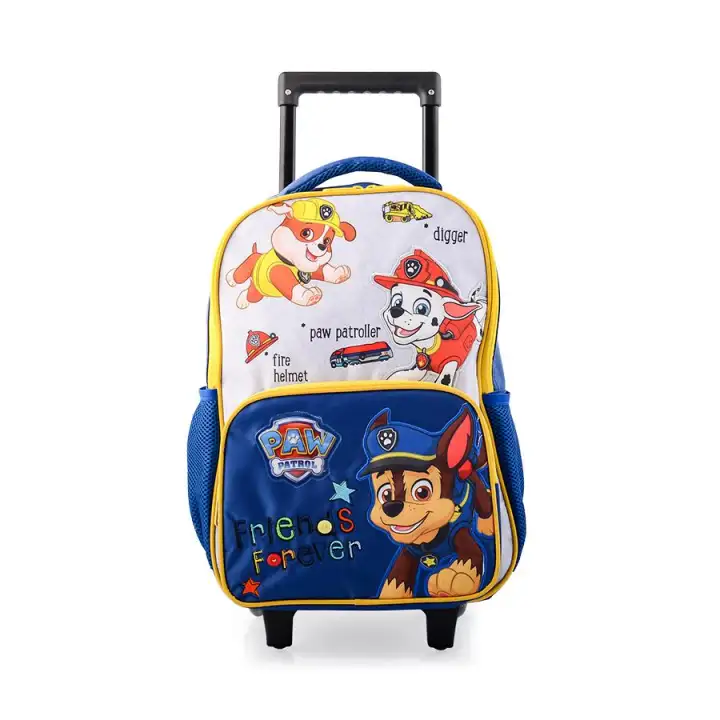 character trolley school bags