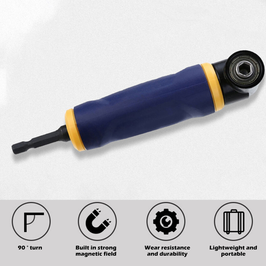 Lock Easy Release Angle Adapter Screwdriver Accessory Bits Universal Electric Drill Corner 90 Degree Tool Chuck Extension