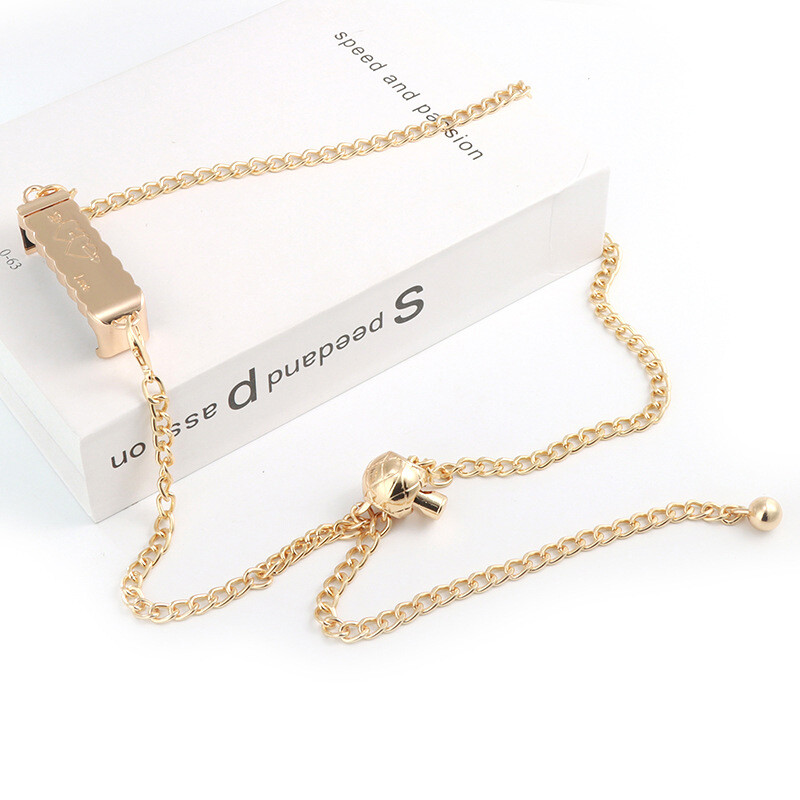 Mobile Phone Crossbody Chain Back Clip, Universal Crossbody Metal Chain Phone Lanyard with Phone Clip Holder,Chain Length Adjustable