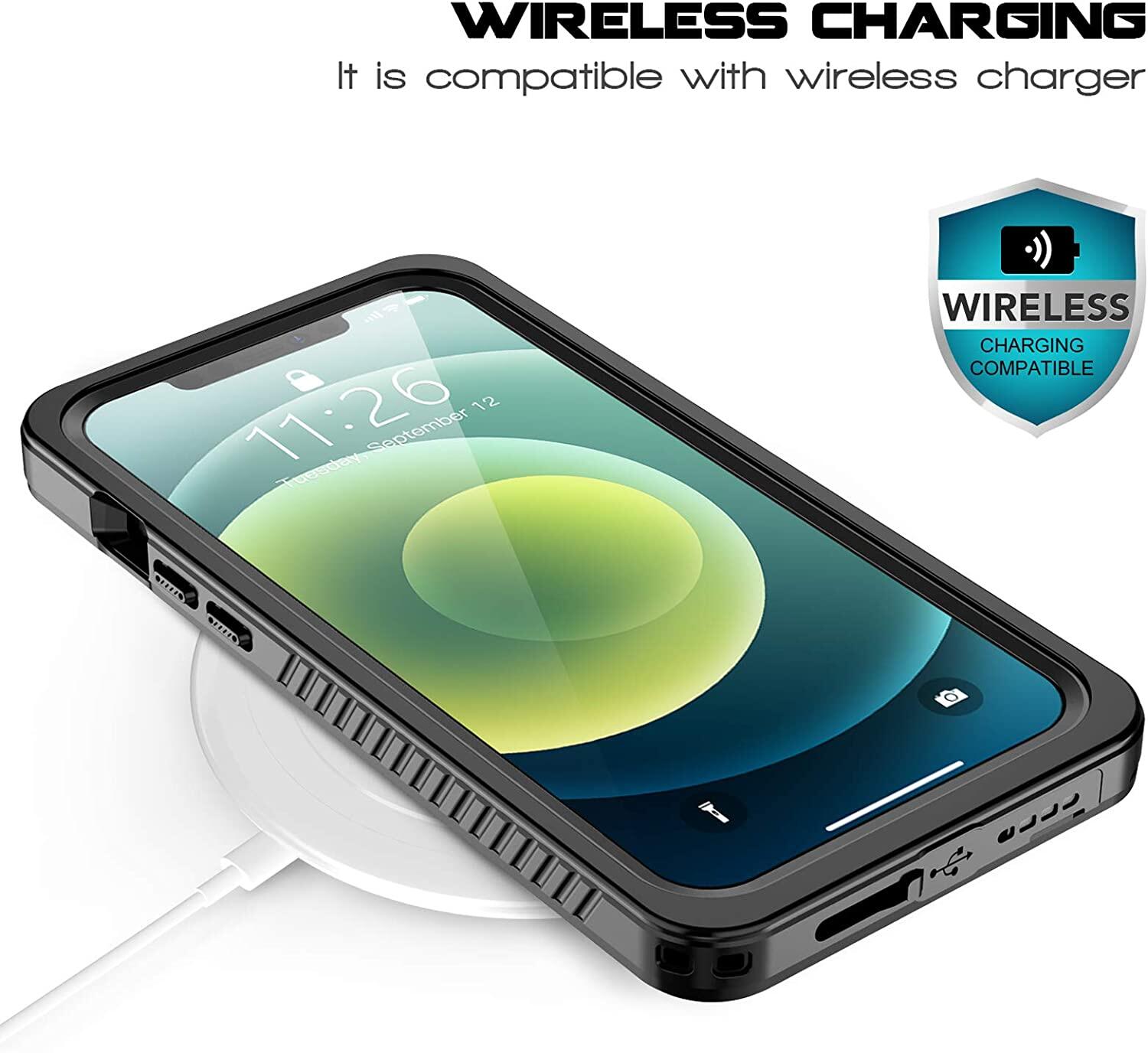 Waterproof Case for iPhone 16 Pro Max, Full Body with Built-in Screen Protector Rugged Dustproof Shokcproof Clear Case for iPhone 15 Pro Max/14 Pro Max/13 Pro Max/12 Pro Max/11 Pro Max