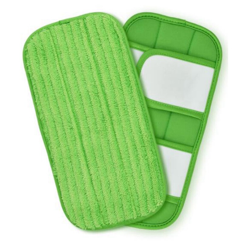 2PCS Wet/Dry Flat Mop Cloth Microfiber Floor Mop Replacement for Swiffer Sweeper Machine Washable Easy to Replace