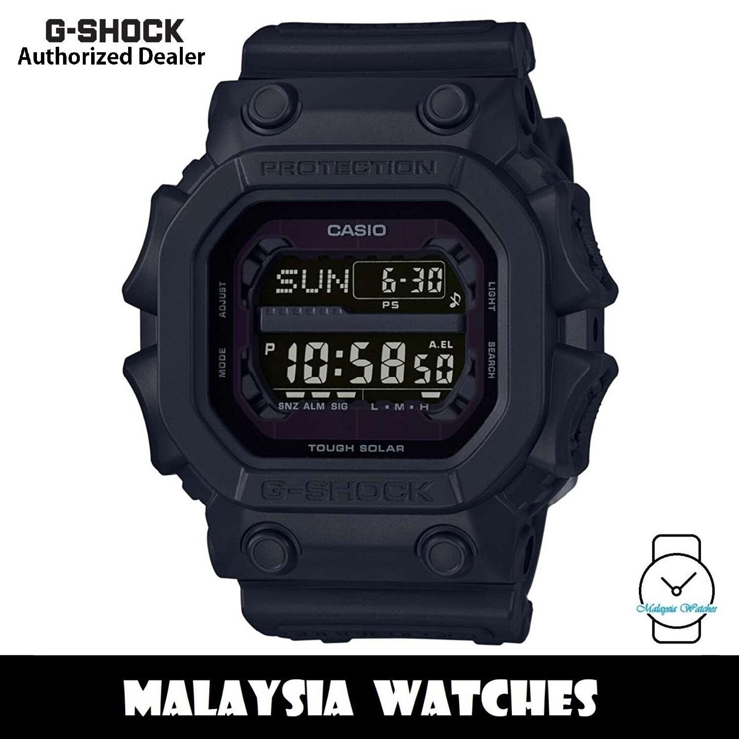 OFFICIAL MALAYSIA WARRANTY Casio G SHOCK KING GX 56BB 1 Tough Solar Black Mens Resin Standard Digital Watch Black Lazada