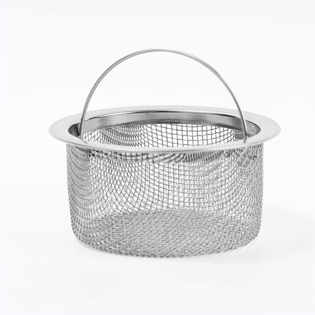 Kitchen Sink Sewer Filter Stainless Steel Fine Mesh Floor Drain Filter Anti-clogging Hair Catcher Stopper