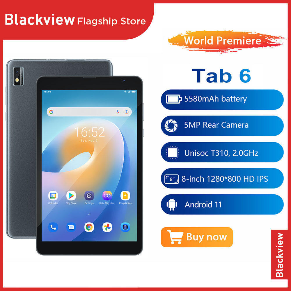 Blackview Tab 6 Cuộc Gọi Điện Thoại Máy Tính Bảng 8 Inch 3GB RAM 32GB ROM