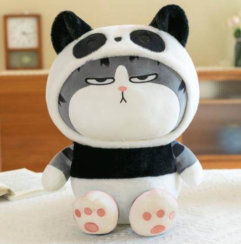 Teddy Bear Cat Glaring Emperor Cat Teddy Bear Doll