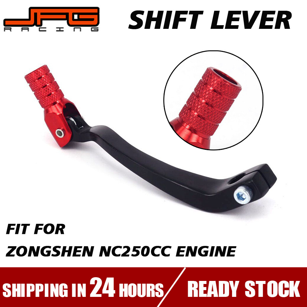 JFG Racing Motorcycle CNC Aluminum Forged Folding Shifter Shift Lever For ZONGSHEN 250CC NC250 NC 250 KAYO T6 BSE J5 RX3 ZS250GY-3 Valves Parts Accessories