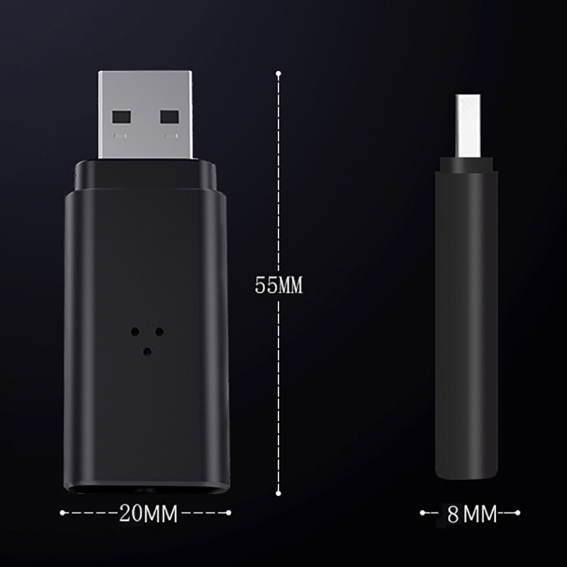 DISOUR Bộ Thu Âm Thanh Stereo USB Bluetooth 5.0 Bộ Chuyển Đổi Bluetooth Rảnh Tay Không Dây Dongle Cho Loa Cho Iphone Xe Hơi
