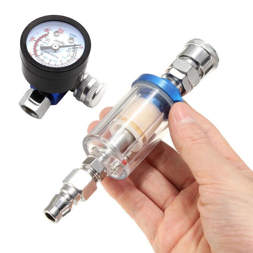 Bộ Lọc Tách Dầu Nước Nội Tuyến 1/4, Cho Máy Nén Phun Sơn Công Cụ