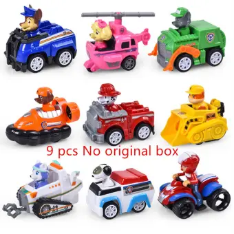 paw patrol toy car set