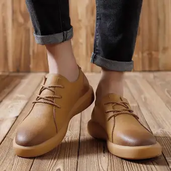 mens casual leather boots