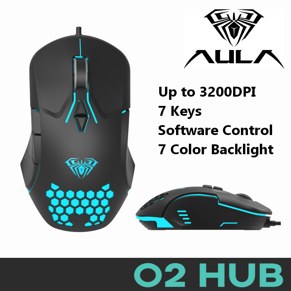 aula gaming mouse how to change color