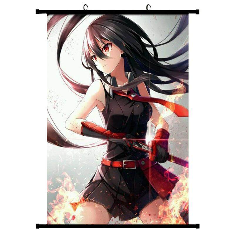 Fancyqube Anime Nhật Bản Akame Ga Kill Vải Cuộn Tranh Treo Tường Cuộn Poster Nghệ Thuật Hiện Đại Poster Trang Trí Nhà