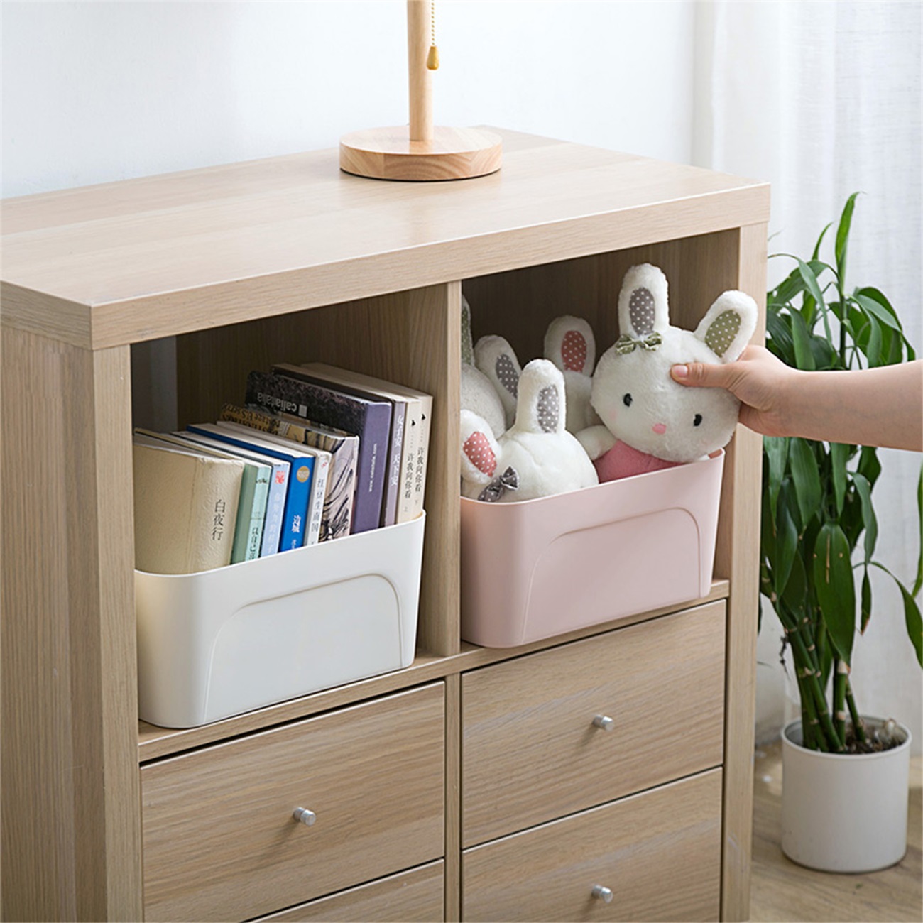 Hộp Đựng Đồ Homenhome, Tủ Đồ Gia Dụng, Hộp Hoàn Thiện Máy Tính Để Bàn, Hộp Nhựa