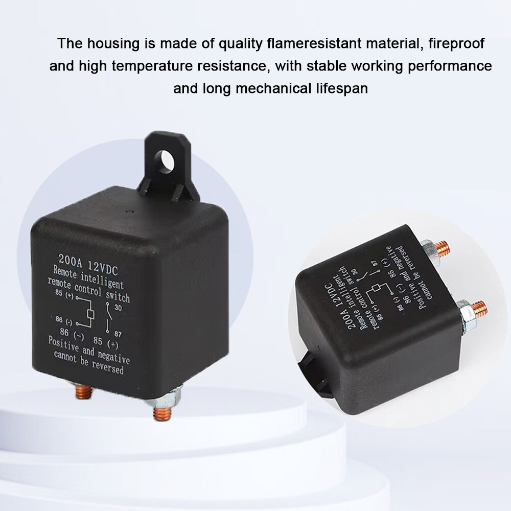 Điều Khiển Từ Xa Cảm Biến Thông Minh 12 V Rơle Xe Hơi 200A Kép Điều Khiển Từ Xa Không Dây Công Tắc Ngắt Kết Nối Vòng Xoắn Dây Đồng Công Tắc Cắt Mát Ắc Quy